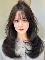 ロンドガーネット 池袋(Lond garnet)&nbsp;暗めカラー/グランマッシュ/デザインカラー/レイヤーカット/池袋