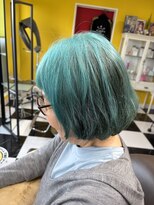 ホラサン(HORAsun)&nbsp;白髪活かしカラー☆ターコイズ