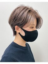 エンノア 池袋(ENNOA)&nbsp;【加々美】レイヤーショートボブ/ミルクティーベージュ/髪質改善