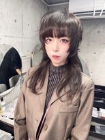 シックス バイ インク 渋谷(SIX by INK.)&nbsp;ダークブルー/デジタルパーマ/ワンホンレイヤー[渋谷]