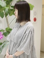 ウィム(wim)&nbsp;『外ハネボブ』縮毛矯正/髪質改善/グレージュカラー/ボブ