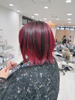 hyon myon/RISEbyREVO 綾瀬店【ヒョンミョン】&nbsp;ハッシュカット/デザインカラー/グレージュ[綾瀬駅/韓国ヘア]