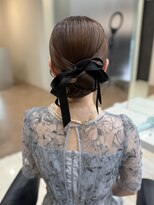 ブラン バイ アールオー(Blan by Ro)&nbsp;【結婚式のお呼ばれヘアセット】綺麗めシニヨン