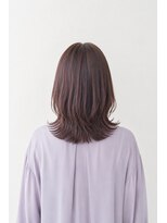 ベルス(bellus)&nbsp;顔まわりレイヤー×ラベンダーブラウン 20代　30代　40代