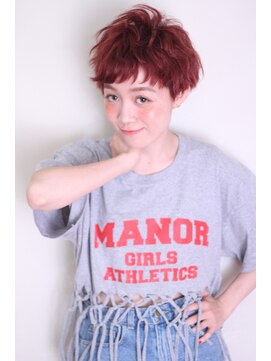 クーエフー(coo et fuu) 【表参道　原宿　青山】アニー風カラー　ショート藤沢　小顔