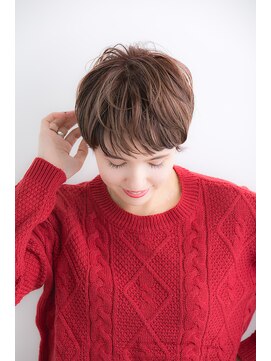 レア 渋谷(Le'a) 【Le'a渋谷】丸みショート　３Dカラー　ボブディ