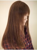 リッチストレートヘア＊ローレイヤー＊プチバング