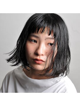 ファースト 吉祥寺(FIRST KICHIJOJI) ショートバング　×　切りっぱなしボブ【FIRST】...毛先パーマ