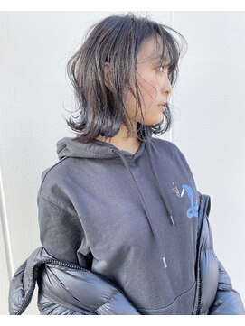 ノア ヘアデザイン 町田店(noa Hair Design) 外ハネボブ×シルバーグレー【noa/町田】