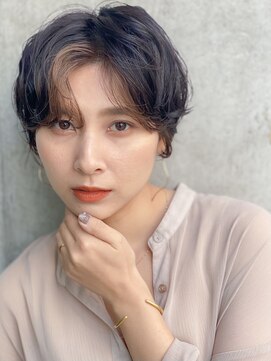 ノラ ウメダ(NORA UMEDA) 【NORA UMEDA 高木】小顔マッシュショート×ハイライトカラー