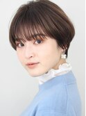 大人可愛い すっきり 丸み マッシュショート 手入れ簡単