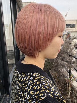 ベチカ(vetica) コーラルピンクのミニボブ