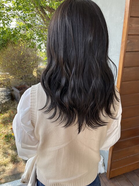 艶髪 × ラベンダーアッシュ