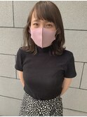 秋のツヤ髪◎ラベンダーミルクティーカラー