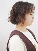 ボブカットでふわふわパーマ！ボブに飽きた方にオススメ♪