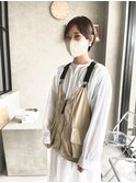 タイトマッシュショート◎ハイトーンベージュ