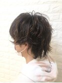 癖毛風ショートウルフ