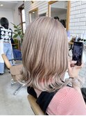 ミルクティーグレージュ