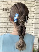 ヘアアレンジとカットカラー