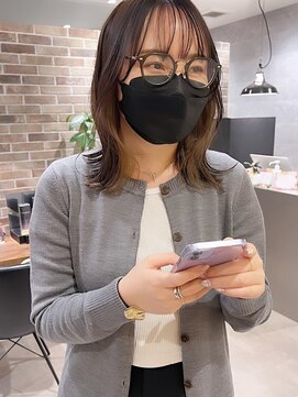 デルタ(Delta) #インナーカラー#ベージュ#ミディアム