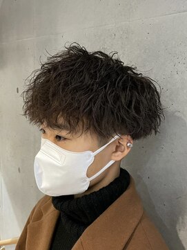 メンズサロンドットリアン(dot. lien) ツイストスパイラルパーマツイストパーマツーブロック