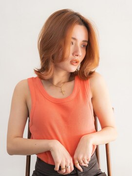 アグ ヘアー アクロス 結城店(Agu hair across) 少し長めのナチュラル韓国ボブ　2