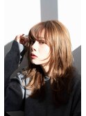 透明感アッシュベージュ/抜け感カラー/