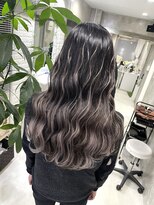 ニノ(nino) 【NINO】グレージュバレイヤージュシールエクステ