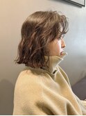 【田中結】ボブ　ウェーブパーマ　ニュアンスパーマ
