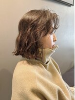 ネロ ヘアサロン 渋谷(NERO HAIR SALON)&nbsp;【田中結】ボブ　ウェーブパーマ　ニュアンスパーマ
