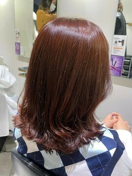 アフロディーテギンザ 日本橋人形町店(APHRODITE GINZA) 外ハネボブ/セクションカラー/ペールベージュ/人形町