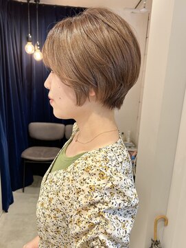 レトン 銀座(leton) 丸みショート/大人ショート/ショートボブ/前下がり/大人可愛い