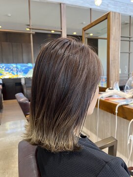 ラ メール ヘア デザイン(La mer HAIR DESIGN) ナチュラルグラデーション/ブリーチカラー