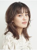 レイヤーカット/シースルーバング/前髪カット/新宿駅