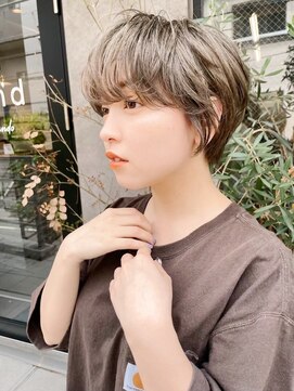 ロシェ 横浜店(loche) デザインカラーオリーブベージュ×ショート×横浜