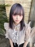 ケアブリーチwカラー＆髪質改善TOKIOトリートメント￥18000