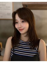 メゾンドムニ 恵比寿(Maison de MUNi)&nbsp;顔周りレイヤーボブで垢抜け小顔カット/前髪あり前髪なし/恵比寿