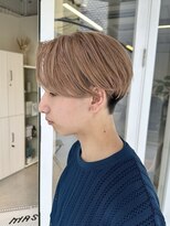 メンズミルクティーカラー
