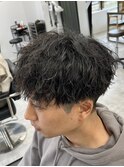 ツイストスパイラルパーマ縦落ちパーマ新潟メンズパーマ万代新潟