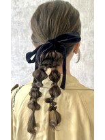 スタイル 横浜(STYLE)&nbsp;横浜／ヘアセット／編みおろし／ヘアアレンジ／ヨシンモリ