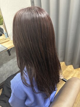 テーラ 南流山店(TELA) ボルドーブラウンロングヘア