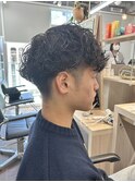 メンズパーマツイストスパイラルパーマシャドウパーマショート