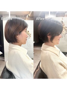 ミルシェ(MILSHE) ショートカット/白髪ぼかし/髪質改善/豊中/岡町