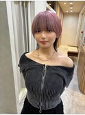 ピンクデザイン中性ウルフ