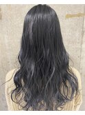 艶髪×ブルーブラックカラー