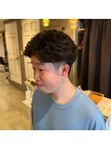 強めのニュアンスパーマ