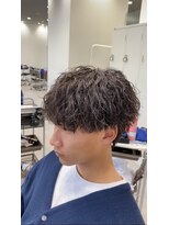 オーシャントーキョー 仙台(OCEAN TOKYO)&nbsp;ツイストスパイラルマッシュ刈り上げツーブロックメンズパーマ