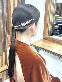 リッカ(RICCA)の写真/結婚式やパーティー、イベントに♪周りと差がつくお洒落で可愛いヘアセットなら”RICCA”にお任せ◎