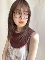 トリッカ 銀座(tricca)&nbsp;ナチュラルレイヤー/顔まわりレイヤー/ストレートヘア/髪質改善