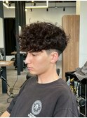 ショートハーパー メンズパーマ バーバー スペインカール